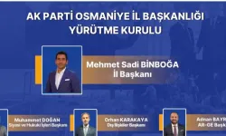 AK Parti Osmaniye İl Başkanlığı Yürütme Kurulu Belli Oldu