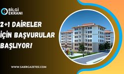 2+1 Daireler İçin Başvurular Başlıyor!