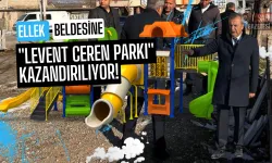 Ellek Beldesi’ne "Levent Ceren Parkı" Kazandırılıyor!