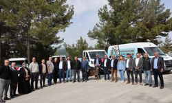 Gülnar Belediyesince 9 araç hizmete sunuldu