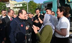 AFAD Başkanı Pehlivan, sağanaktan etkilenen Osmaniye'de incelemede bulundu