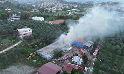 Hatay’da Tekstil Fabrikasında Yangın Paniği