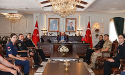 Adana İl Jandarma Komutanı Sel'den Vali Köşger'e ziyaret