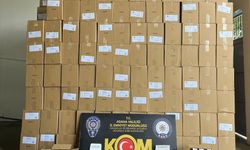 Adana'da 18 milyon 330 bin makaron ele geçirildi