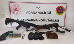 Adana'da evinde 2 ruhsatsız tüfek bulunan şüpheli gözaltına alındı