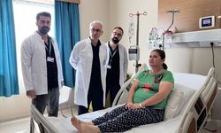 Bağışlanan böbrekle çifte bayramı yaşadı