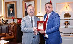 Türkiye Emekli Astsubaylar Derneği İl Başkanı Şahin'den Vali Köşger'e ziyaret