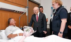 Adana Valisi Köşger Gazze'den gelen Filistinli hastaları ziyaret etti