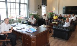 Anamur-Bozyazı Ziraat Odası yönetiminden Kaymakam Duru'ya ziyaret