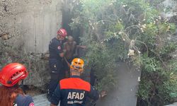 Antalya'da falezlerden düşen kişi kurtarıldı