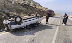 Kahramanmaraş’ta devrilen otomobildeki 1 kişi öldü, 1 kişi yaralandı