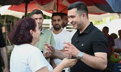 Başkan Olcar, Pazartesi Pazarı’nda Esnafla Buluştu