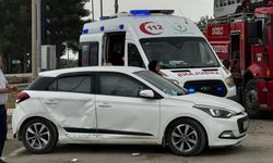 Yarbaşı Otoyol Girişinde Kaza 2 Yaralı