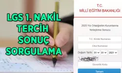 LGS Nakil Sonuçları 2025 Açıklandı! MEB.gov.tr’den 1. Nakil (2. Tercih) Sorgulama Ekranı Yayında