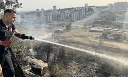 Adana'da ağaçlık ve çalılık alanda çıkan yangın söndürüldü