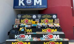 Adana'da kargo paketlerinde kaçak 1350 paket sigara ve 1900 elektronik sigara bulundu