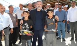 AK Parti Adana İl Başkanı Tamer Dağlı, Saimbeyli'de ziyaretlerde bulundu