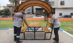 Akdeniz'de oyun ve egzersiz parkları yenileniyor