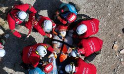 Antalya'da AFAD koordinesinde deprem tatbikatı yapıldı