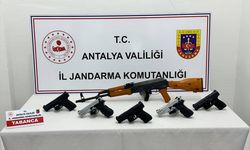 Antalya'da ruhsatsız silah kaçakçılığı operasyonunda yakalanan 2 şüpheliden biri tutuklandı
