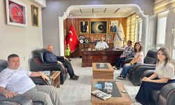 Başkan Aksoy'a Sabır Medya Grubundan Ziyaret