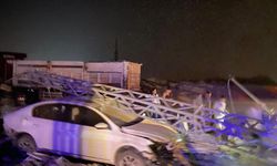 Düziçi’nde Feci Trafik Kazası Araç Direğe Çarptı
