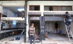 Hatay'daki tarihi Uzun Çarşı'da restorasyon çalışmaları sürüyor