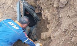 Kahramanmaraş'ta göçük altında kalan iş makinesi operatörü kurtarıldı