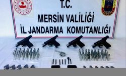 Mersin'de 70 tabanca ele geçirilen operasyona ilişkin bir suç örgütü elebaşı yakalandı