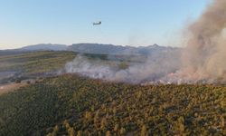 Sumbas’taki Yangına 3 Helikopter ve 1 Uçakla Müdahale