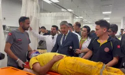 Vali Yılmaz'dan Yaralı Orman İşçilerine Ziyaret