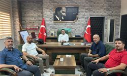Anadolu Ajansı Heyetinden Kaymakam Yurdagül’e Ziyaret
