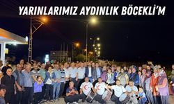 Böcekli’de Geceyi Gündüze Çeviren Proje Belde Girişi Aydınlatma Hizmete Açıldı
