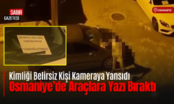 Osmaniye’de Araçlara Türkçü Yazı Bırakıldı