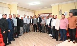 Başkan Olcar’dan Muhtarlar Derneğine Hayırlı Olsun Ziyareti