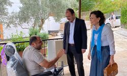 Kaymakam Dolu ve Eşi Hane Ziyaretlerinde Bulundu