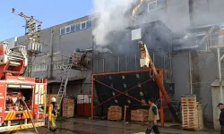 İnegöl’de fabrika yangını: Bir işçi yaralandı