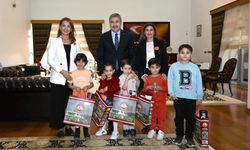 Vali Yılmaz Lösemili Çocukları Makamında Kabul Etti