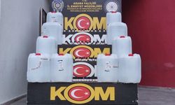 Adana'da 300 litre kaçak etil alkol ele geçirildi