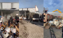 Düziçi’nde Hurdalık Yangını Korkuttu