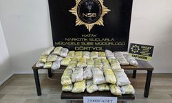 Hatay'da tır dorsesinde 220 bin adet uyuşturucu hap ele geçirildi