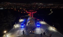 Isparta'daki seyir terası 112 Acil Sağlık çalışanları için aydınlatıldı