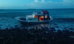 Bozcaada’da Teknede Tehlike Anları!