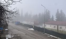 Aladağ ilçesinde sis etkili oldu