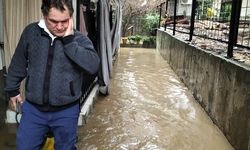 Antalya'nın Manavgat ilçesinde sağanak etkili oldu
