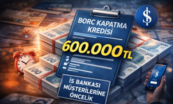 İş Bankası 600 Bin TL Kredi
