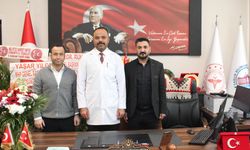 Hakan Hakkoymaz’a Bahçe TÜRKAV ve OKÜ’den Ziyaret