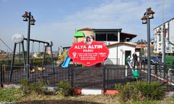 Kartalkaya'daki otel yangınında ölen Alya'nın adı Soma'da parka verildi