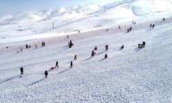 Muş'ta kar yağışının ardından kayak sezonu başladı