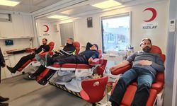 Osmaniye'de emniyet personeli kan bağışında bulundu